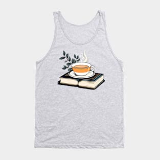 books & coffee lover gift Tank Top